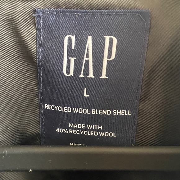 GAP Charcoal Leopard Print Jacket - Picture 2 of 5